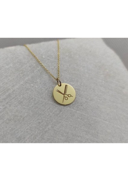 925 Ayar Gümüş Berber Kolye