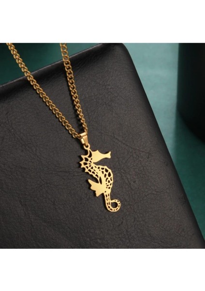 925 Ayar Gümüş Deniz Atı Kolye fiyatları