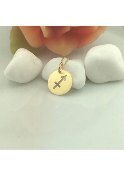 925 Ayar Gümüş Yay Burcu Kolye