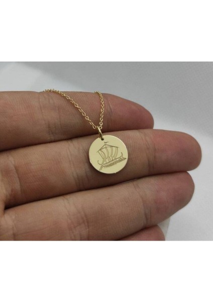 925 Ayar Gümüş Eski Gemi Kolye modelleri