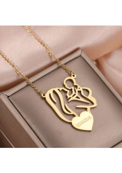 925 Ayar Gümüş Anne Bebek Isim Kolye modelleri
