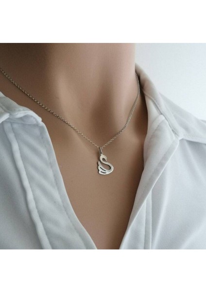 925 Ayar Gümüş Kuğu Kolye fiyatları