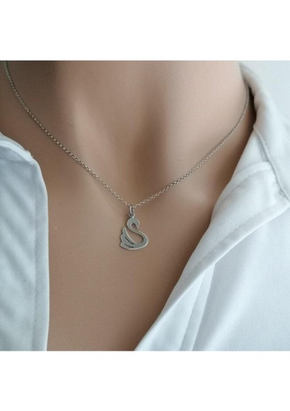 925 Ayar Gümüş Kuğu Kolye modelleri