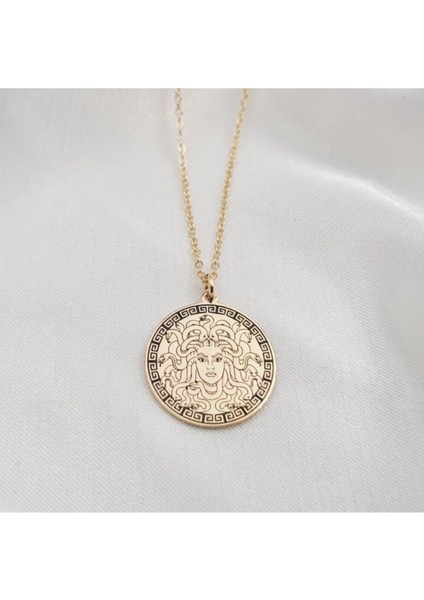 925 Ayar Gümüş Medusa Kolye