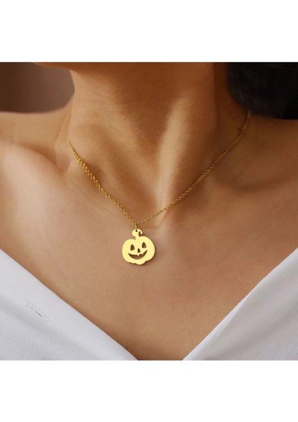 925 Ayar Gümüş Bal Kabağı Kolye