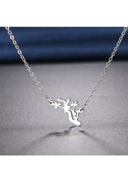 925 Ayar Gümüş Dal Kolye