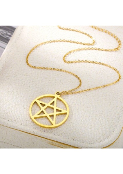 925 Ayar Gümüş Pentagram Kolye fiyatları