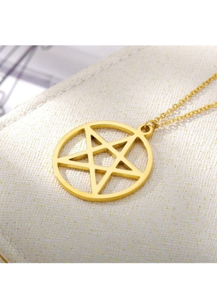 925 Ayar Gümüş Pentagram Kolye modelleri