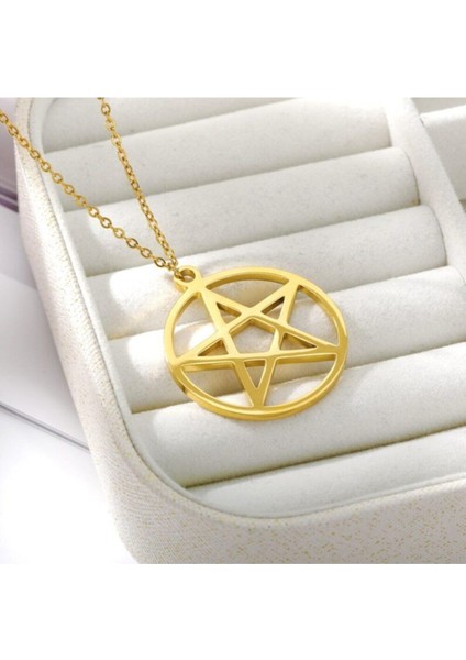 925 Ayar Gümüş Pentagram Kolye fırsatları