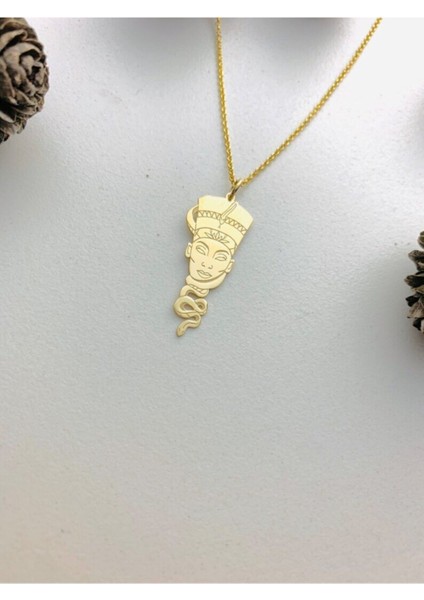 925 Ayar Gümüş Nefertiti Kolye fiyatları