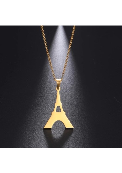 925 Ayar Gümüş Eyfel Kulesi Kolye