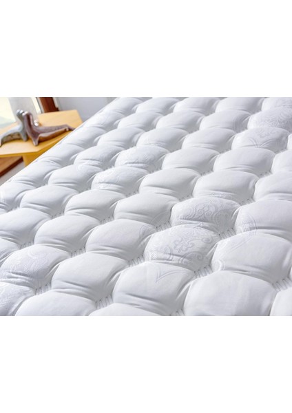 Niron London Yatak 80x200 cm Tek Kişilik Paket Yaylı Alev Kral Dairesi Yatağı