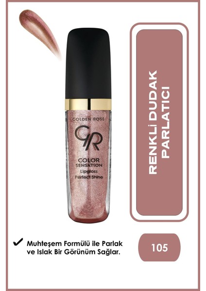 Color Sensation Lipgloss No: 105 - Renkli Dudak Parlatıcısı - 8691190704056