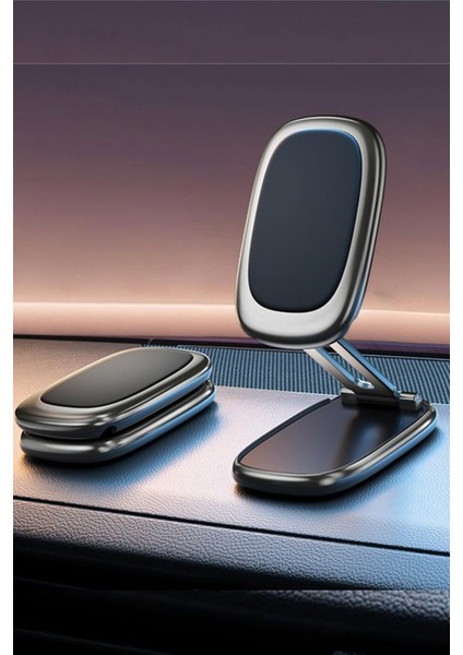 Magnetic Manyetik Yapışkanlı Metal Araç Içi Telefon Tutucu T-104