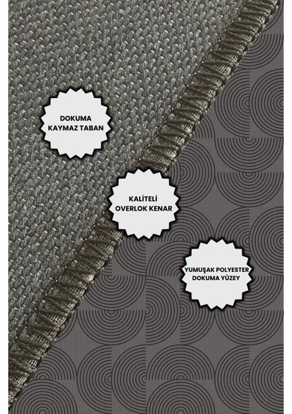 Yarım Daire Geometrik Desenli Hali Dekoratif Halı Salon Halısı indirimleri