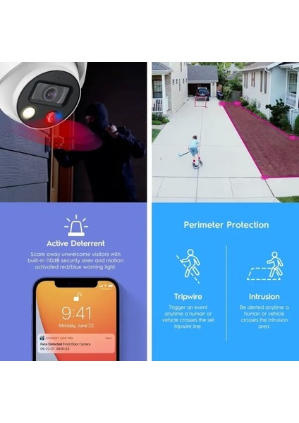 Ultrahd 4K (8mp) Ip Poe Aı 30FPS Kamera Beyaz fırsatları