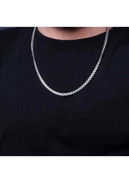 925 Ayar Gümüş İtalyan Erkek Zincir Kolye modelleri