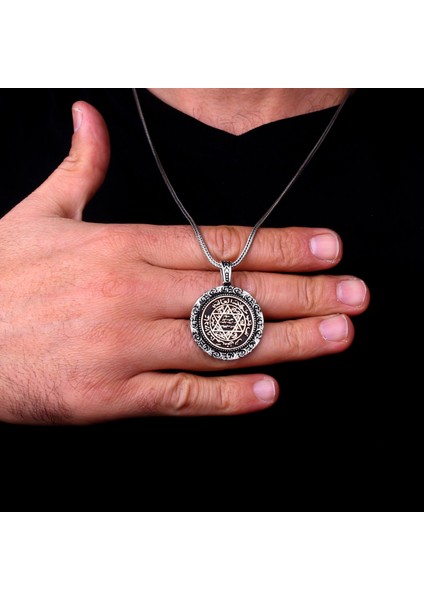 925 Ayar Gümüş Hz Ali Kılıcı Model Kolye