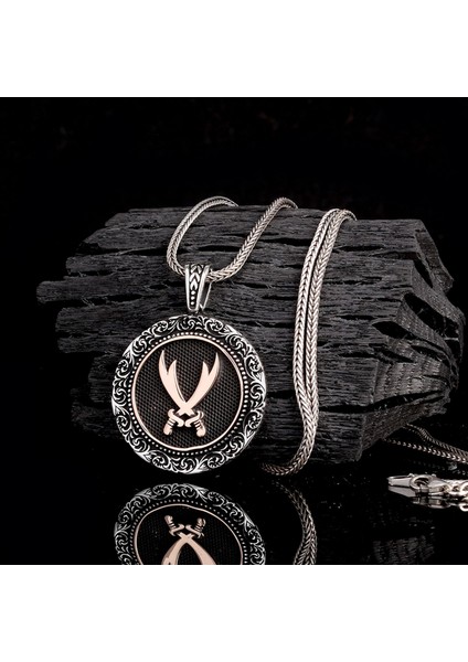 925 Ayar Gümüş Hz Ali Kılıcı Model Kolye fiyatları