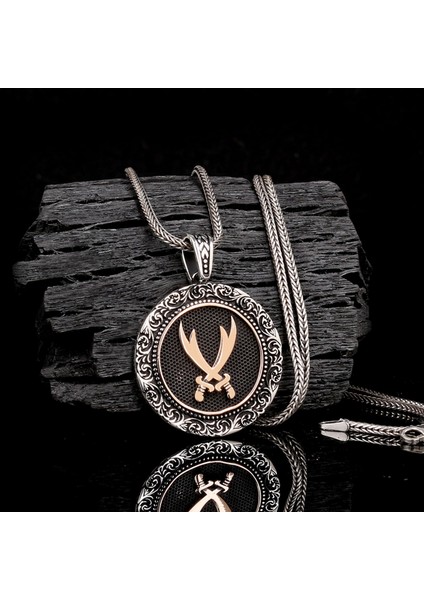 925 Ayar Gümüş Hz Ali Kılıcı Model Kolye modelleri