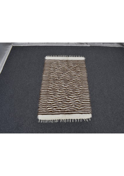 Yeni El Dokuma Başyapıt Tiftik Yün Siirt Battaniyesi Kilim 5763 fırsatları