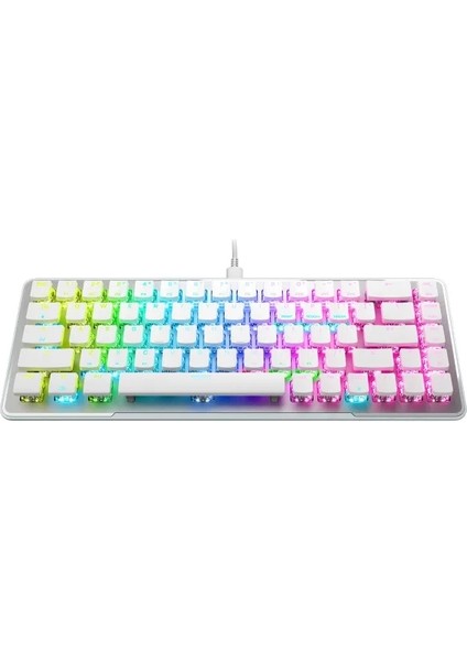 Pro Tenkeyless Lineer Optik Titan Switch Pc Oyun Klavyesi Beyaz Vulcan Iı Mini