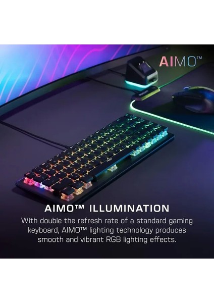 Pro Tenkeyless Lineer Optik Titan Switch Pc Oyun Klavyesi Siyah Vulcan Iı Mini fiyatları