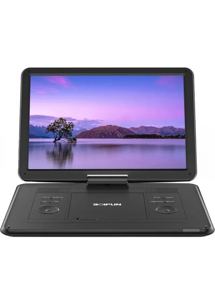 Boıfun Taşınabilir DVD Oynatıcı 15.6" Geniş Hd Ekran Siyah