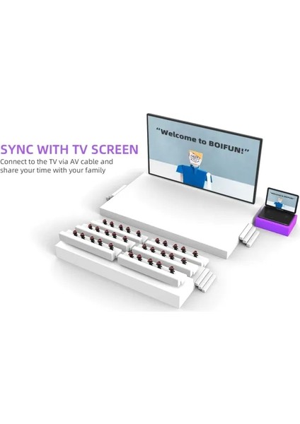 Boıfun Taşınabilir DVD Oynatıcı 15.6" Geniş Hd Ekran Siyah