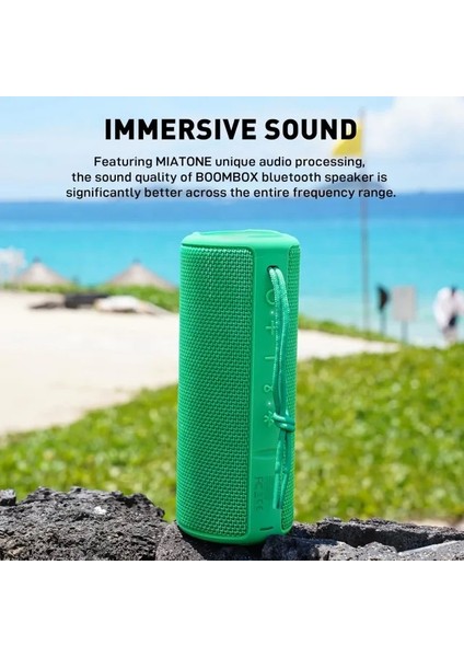 Mıatone Bluetooth Hoparlörler Kablosuz Su Geçirmez Yeşil fiyatları