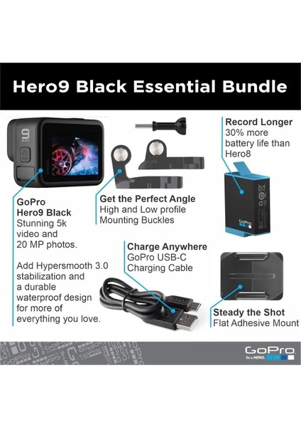 Hero9 Siyah H9 Black