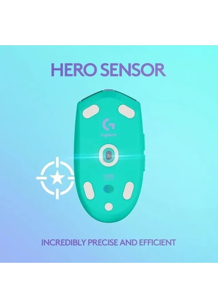 G305 Lightspeed Kablosuz Oyun Mouse'u Turkuaz