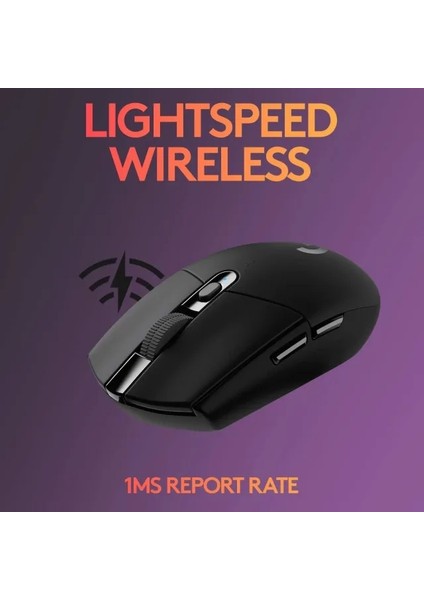 G305 Lightspeed Kablosuz Oyun Mouse'u Mouse Siyah