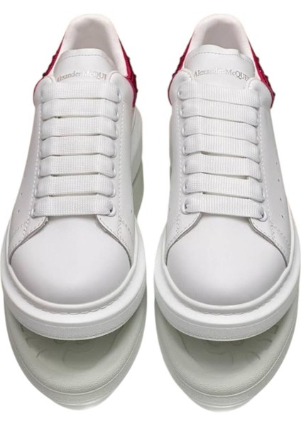 Women’s Alexander Mcqueen Sneakers - Sneaker In White/red - Alexander Mcqueen Kadın Sneaker modelleri