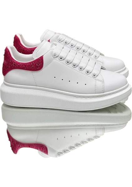 Women’s Alexander Mcqueen Sneakers - Sneaker In White/red - Alexander Mcqueen Kadın Sneaker fırsatları