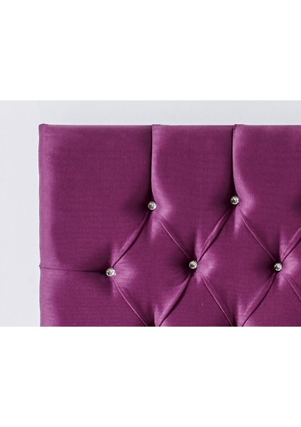 Niron Violet Çift Kişilik Yatak Başlığı - 160 cm Mor Kumaş Başlık - Baza ve Karyola Başlığı modelleri