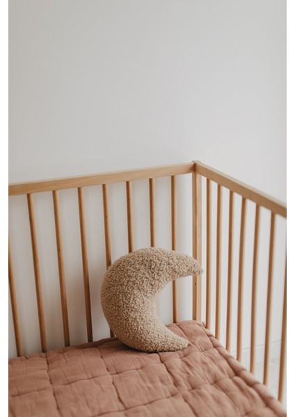 Teddy Moon Yastık Bej Büyük