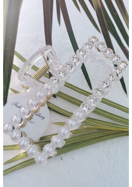 Lüks Figürlü İncili Kıstırma Toka