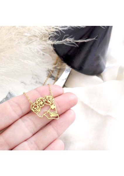 925 Ayar Gümüş Gül Kafatası Kolye modelleri