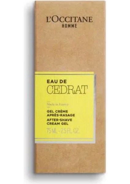 Eau De Cédrat After Shave Cream Gel - Cedrat Tıraş Sonrası Jeli - 75 ml fiyatları