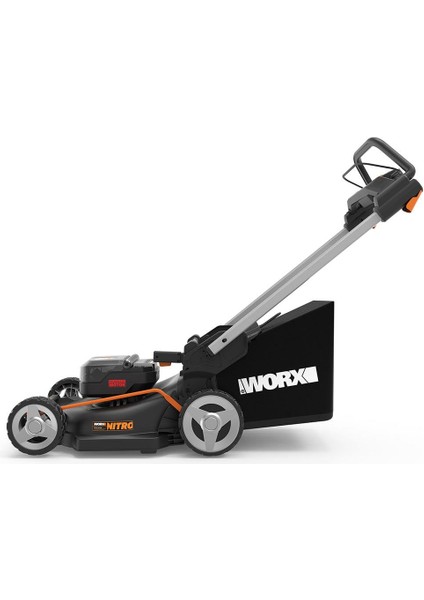 WG748E 40VOLT 4.0AH. Li-Ion 46 cm Profesyonel Kömürsüz Şarjlı Çim Biçme