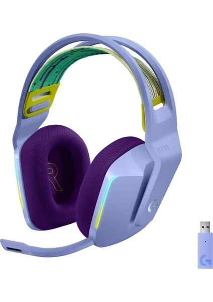 G G733 Lıghtspeed Kablosuz Oyuncu Kulaklığı Mor Kulaklık