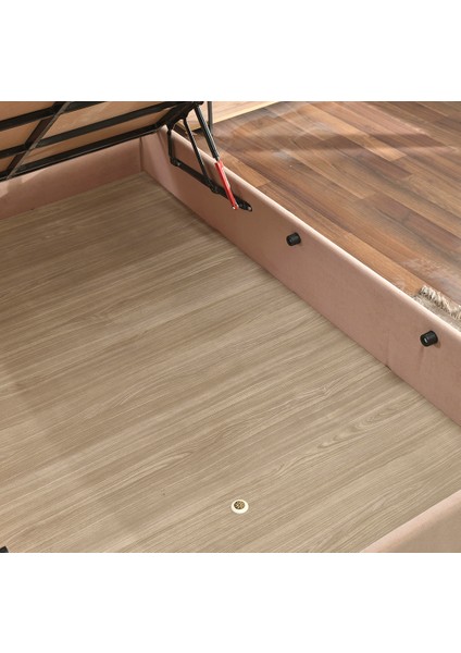 Niron Rama Baza ve Başlık Seti 160x200 cm Çift Kişilik Sütlü Kahve Kumaş Baza ve Başlığı Soho Kumaş