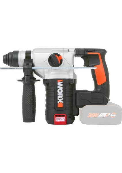 WX380.9 20VOLT 2.2j Profesyonel Sds-Plus Pnömatik Kırıcı/delici (Akü Dahil Değildir) fiyatları