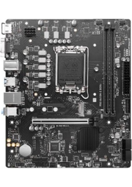 Msı Pro H610M-E Ddr4 3200MHZ 1xvga 1xhdmı 1xm.2 USB 3.2 Matx 1700P (12. / 13. ve 14. Nesil Işlemci Uyumlu)