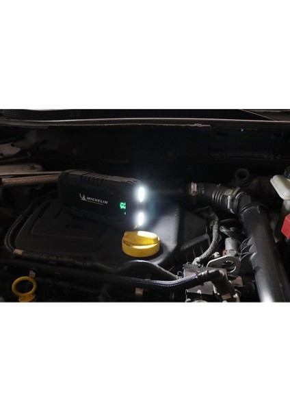 MJS160 12VOLT 2000AMP Lityum Polimer Akü Takviye + Powerbank + LED Lamba