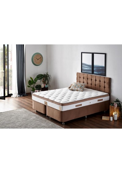 Niron Latte 160x200 Çift Kişilik Yatak Full Ortopedik Sert Yatak