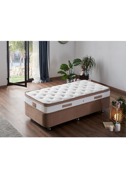 Niron Latte 90x190 Tek Kişilik Yatak Full Ortopedik Sert Yatak