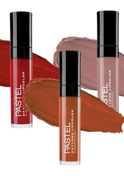 Daylong Lipcolor Kissproof - Likit Mat Ruj 09 Numara 38 Numara 51 Numara 3 Ürün