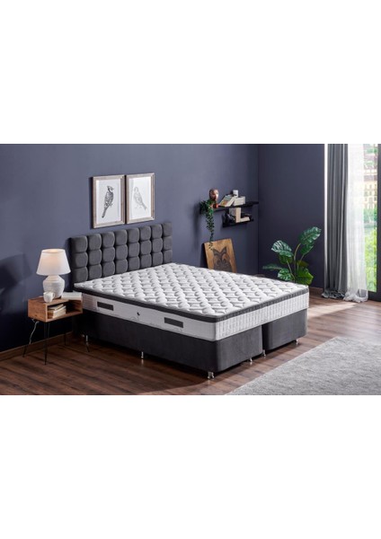 Çift Kişilik Full Ortopedik Sert Yatak 160x200 Aloe Vera Yatak